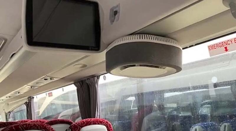 Ônibus sem COVID tecnologia israelense