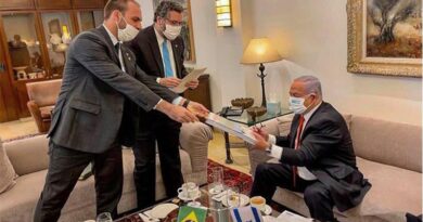 Netanyahu se reúne com chanceler brasileiro