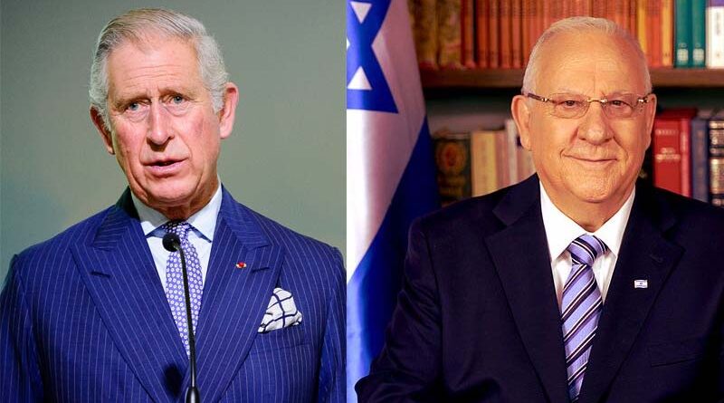 Rivlin apela a príncipe Charles