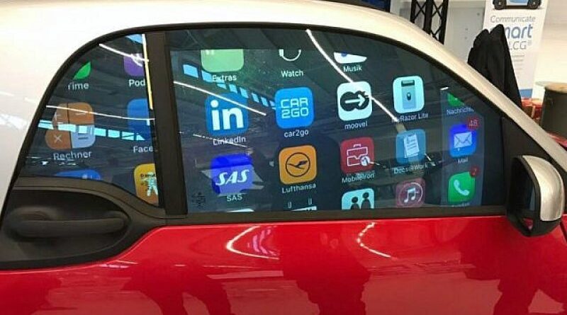 vidro inteligente para carros