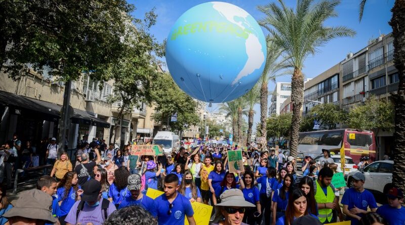 marcha do clima de Tel Aviv