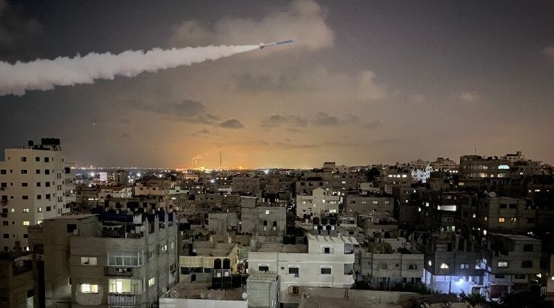 Foguetes de Gaza atingiram Israel