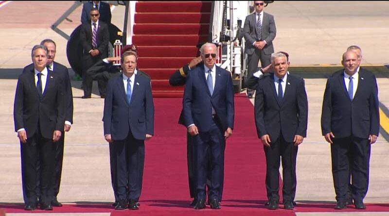 Biden chega a Israel