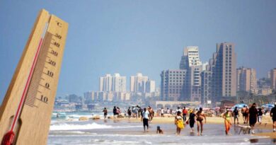 Calor em Israel diminui