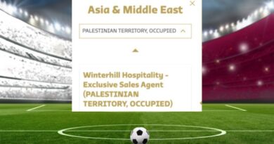 FIFA lista "Territórios Palestinos"