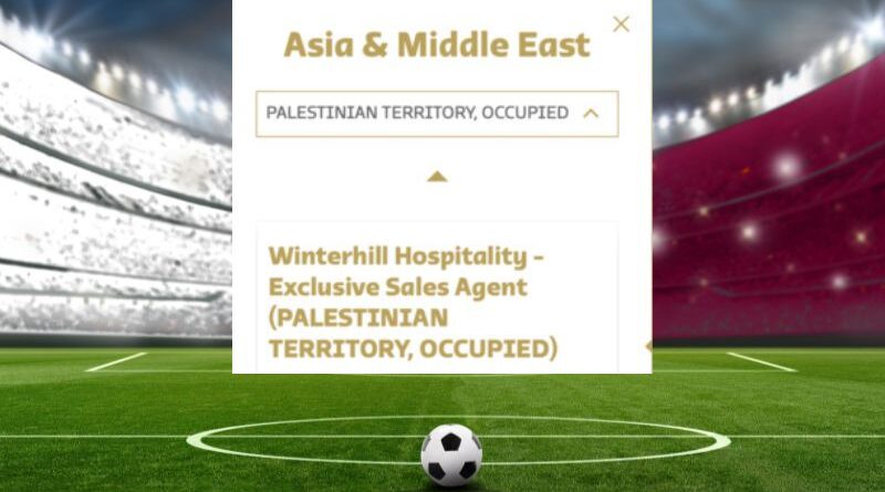 FIFA lista "Territórios Palestinos"
