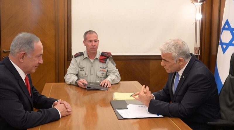 Lapid e Netanyahu discutem após encontro