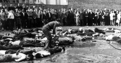 Artista mostra o massacre do Holocausto