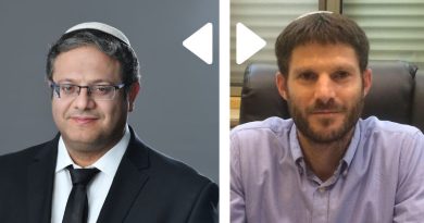 Bem Gvir anuncia separação de Smotrich