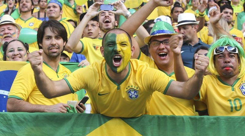 A torcida brasileira em Israel