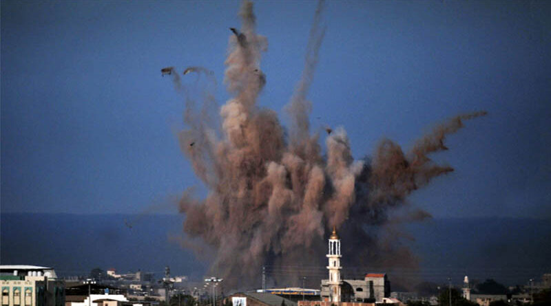 Israel responde a mísseis de Gaza