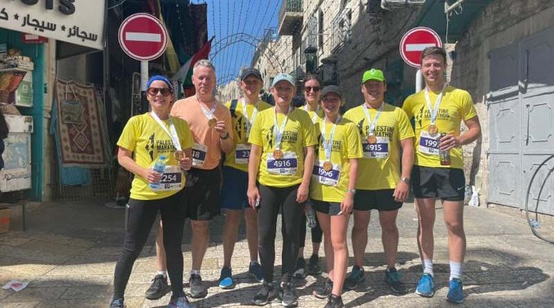 Diplomatas participam de maratona pró-palestina