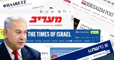 Bibi acusa mídia israelense