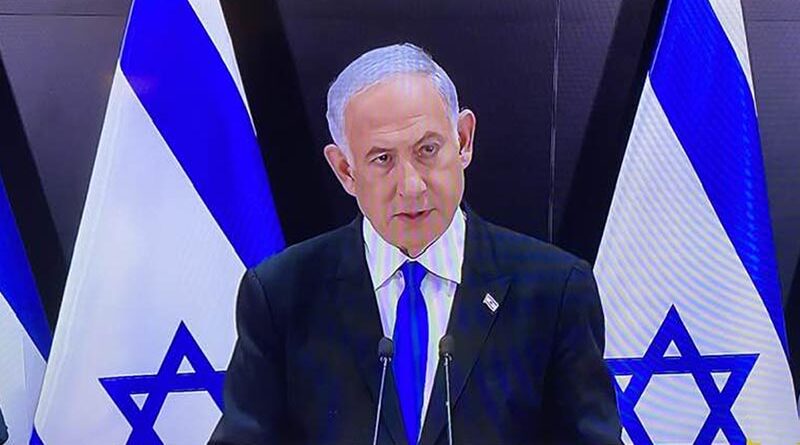 Netanyahu faz discurso na TV