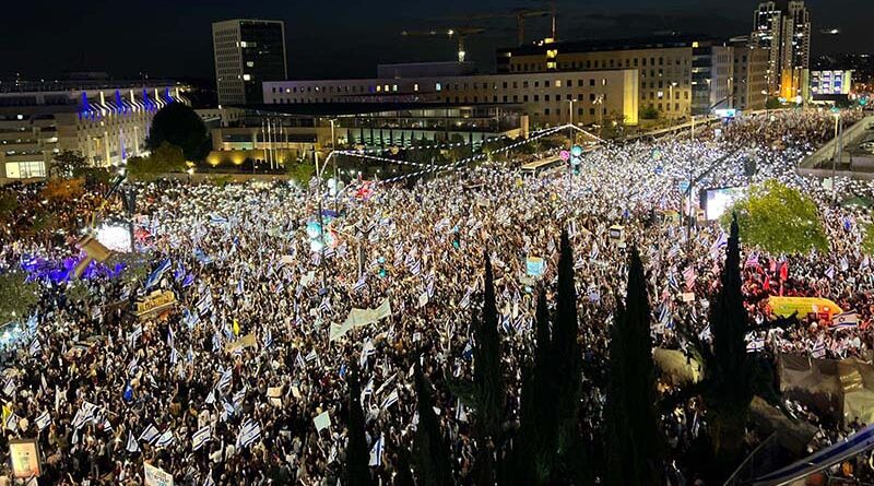 Milhares marcham em Jerusalém