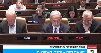 Knesset aprova lei de razoabilidade