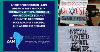 Acadêmicos da América Latina apoiam BDS