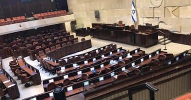 Knesset terá sessão especial amanhã