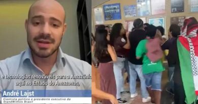 Pró-palestinos protestam em Manaus