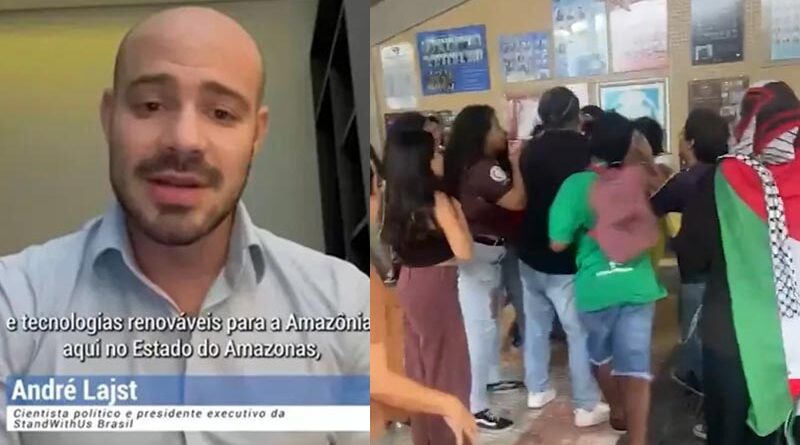 Pró-palestinos protestam em Manaus