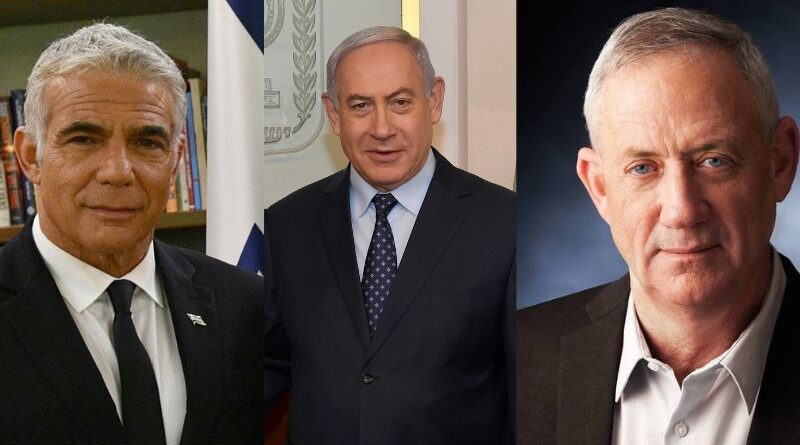 Netanyahu Lapid e Gantz