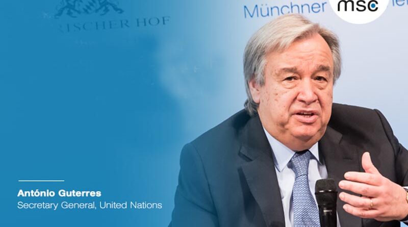 “Guterres representa perigo para a paz mundial”