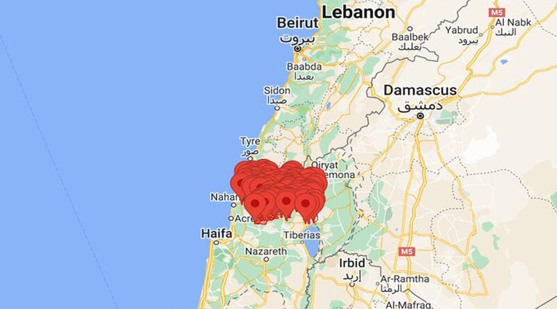 Hezbollah dispara dezenas de foguetes