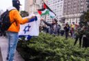 Manifestantes anti-Israel se reúnem