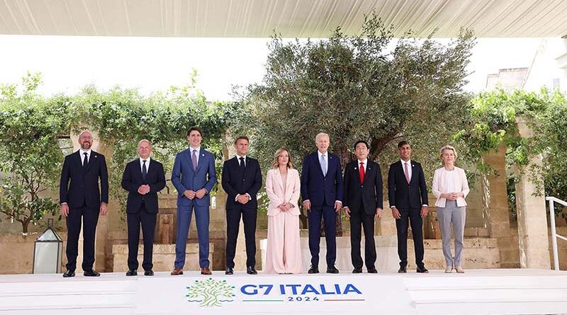 G7 pede para Israel não enfraquecer a AP