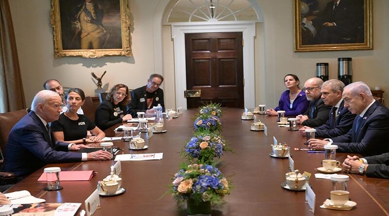 Biden e Netanyahu se encontram