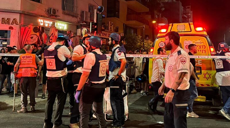 Drone explode no centro de Tel Aviv