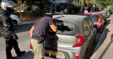 Foguetes do Líbano interceptados sobre Tel Aviv
