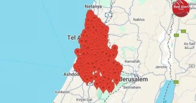 Sirenes soam no centro de Israel nesta manhã