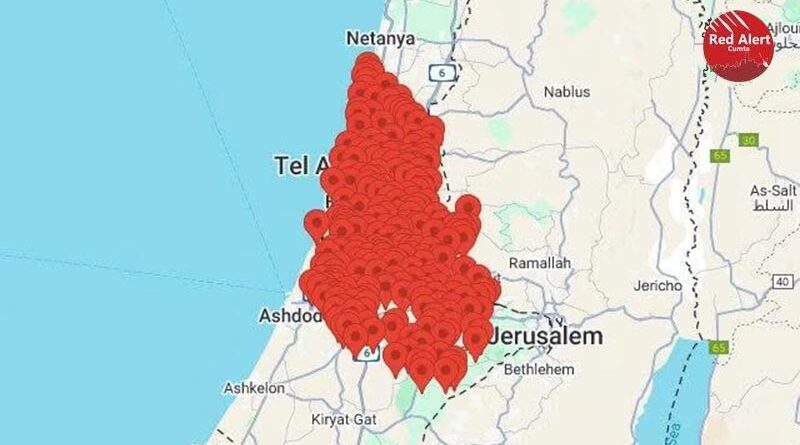 Sirenes soam no centro de Israel nesta manhã