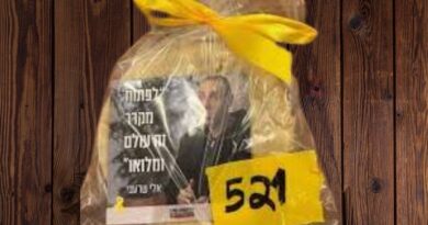 Pita com fita amarela para membros da Knesset