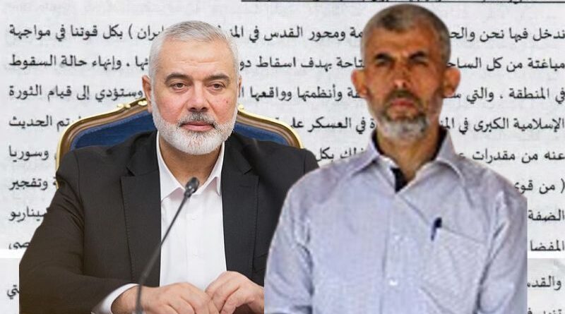 Documentos revelam planos do Hamas para a destruição de Israel