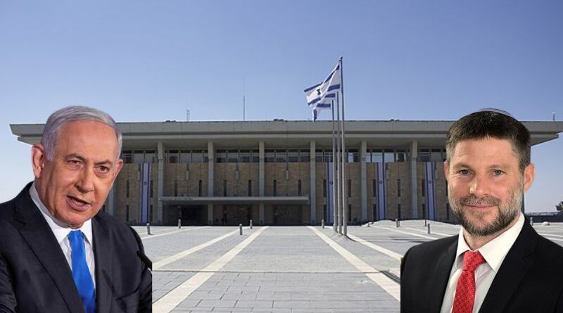 Smotrich ameaça derrubar a coalizão