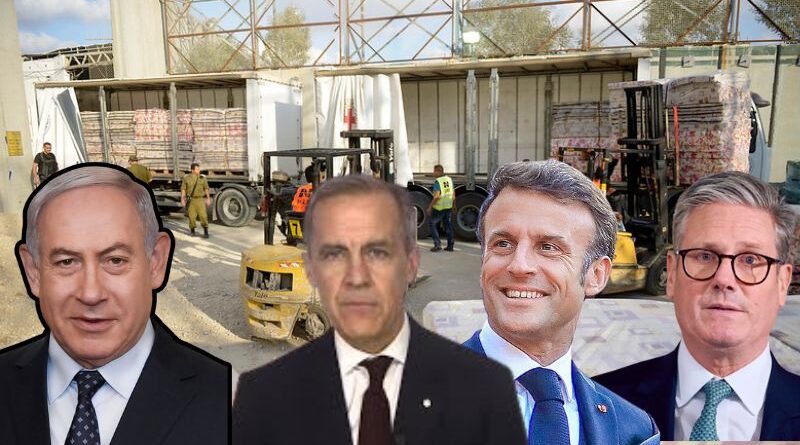 Reino Unido, França e Canadá ameaçam Israel com sanções