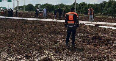 Interceptação falha e míssil atinge área do aeroporto