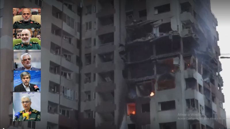 Israel ataca o Irã e elimina líderes militares