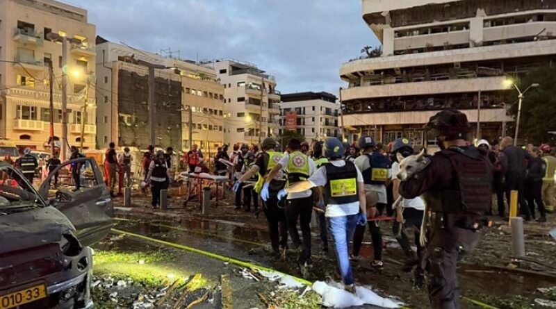 Oito mortos e centenas de feridos em ataques do Irã
