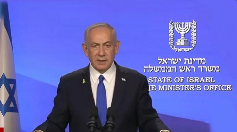 Netanyahu fala sobre a guerra com o Irã