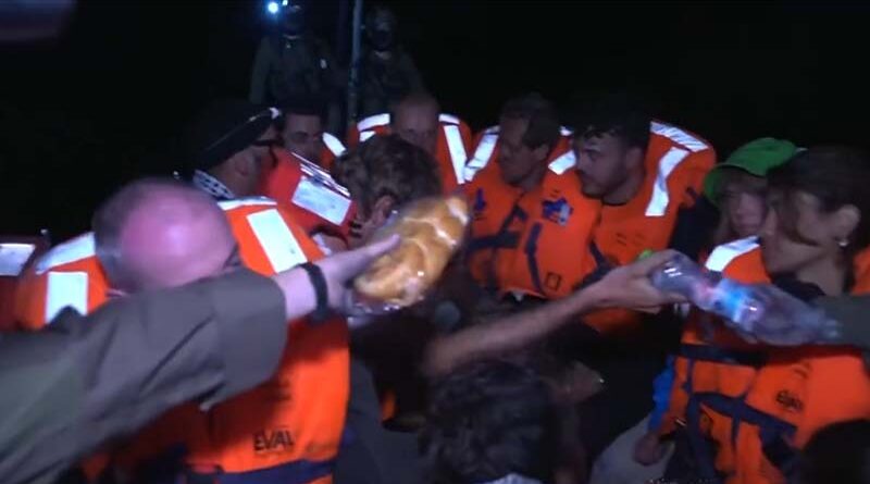 Marinha intercepta a flotilha de Gaza