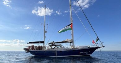 Flotilha da Liberdade não poderá atracar em Gaza