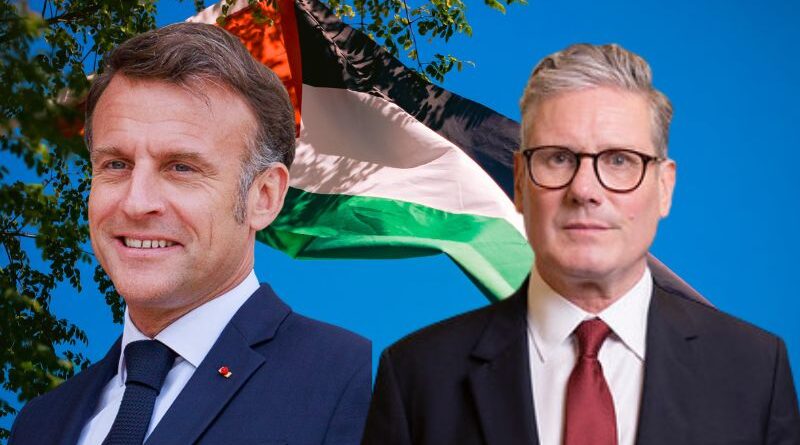 Reino Unido e França reconhecerão estado palestino
