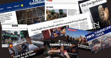 Mídia mundial ignora reféns