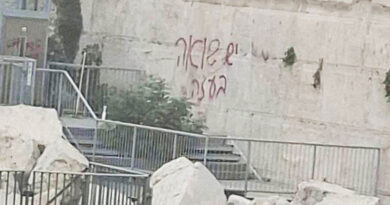 Kotel é pichado com inscrições anti-Israel