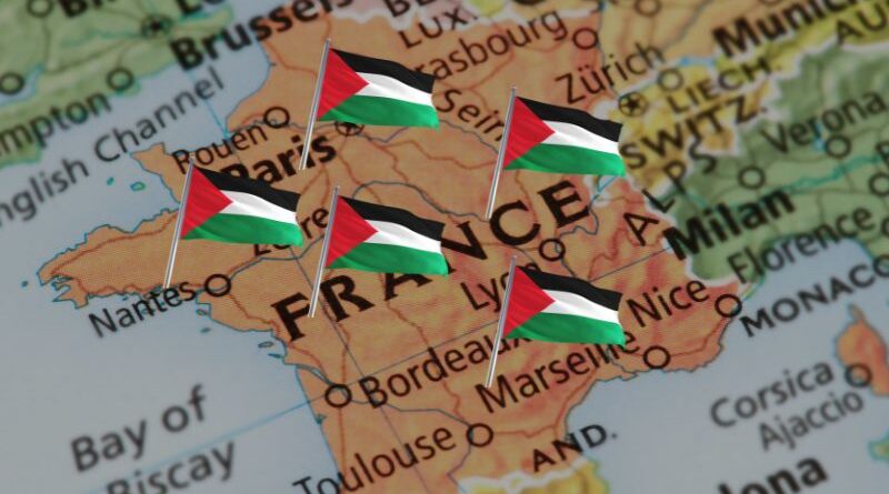 Prefeituras francesas hasteiam bandeira palestina