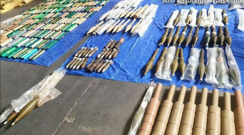 Facções palestinas entregam armas no Líbano
