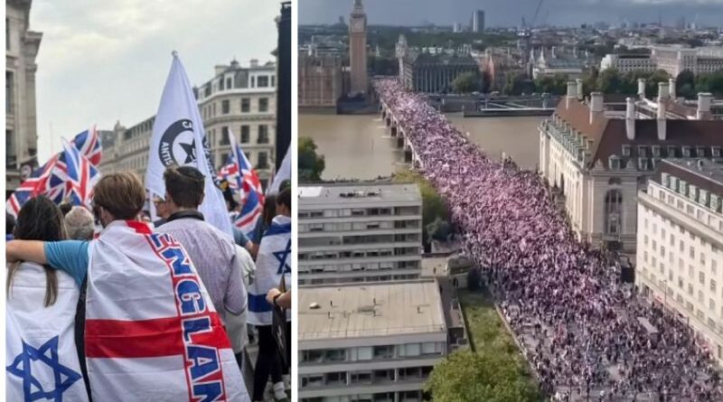Marcha anti-imigração lota ruas de Londres
